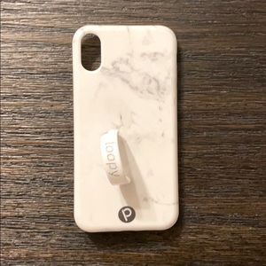 Apple iPhone XRWhite Marble Loopy